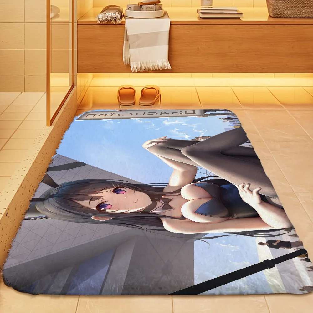 Фото Сексуальная Девушка S Seishun Buta Yaro Напольный Коврик 40x60 См Резиновый Противоскользящий Впитывающий Коврик Для Ванной К... №3