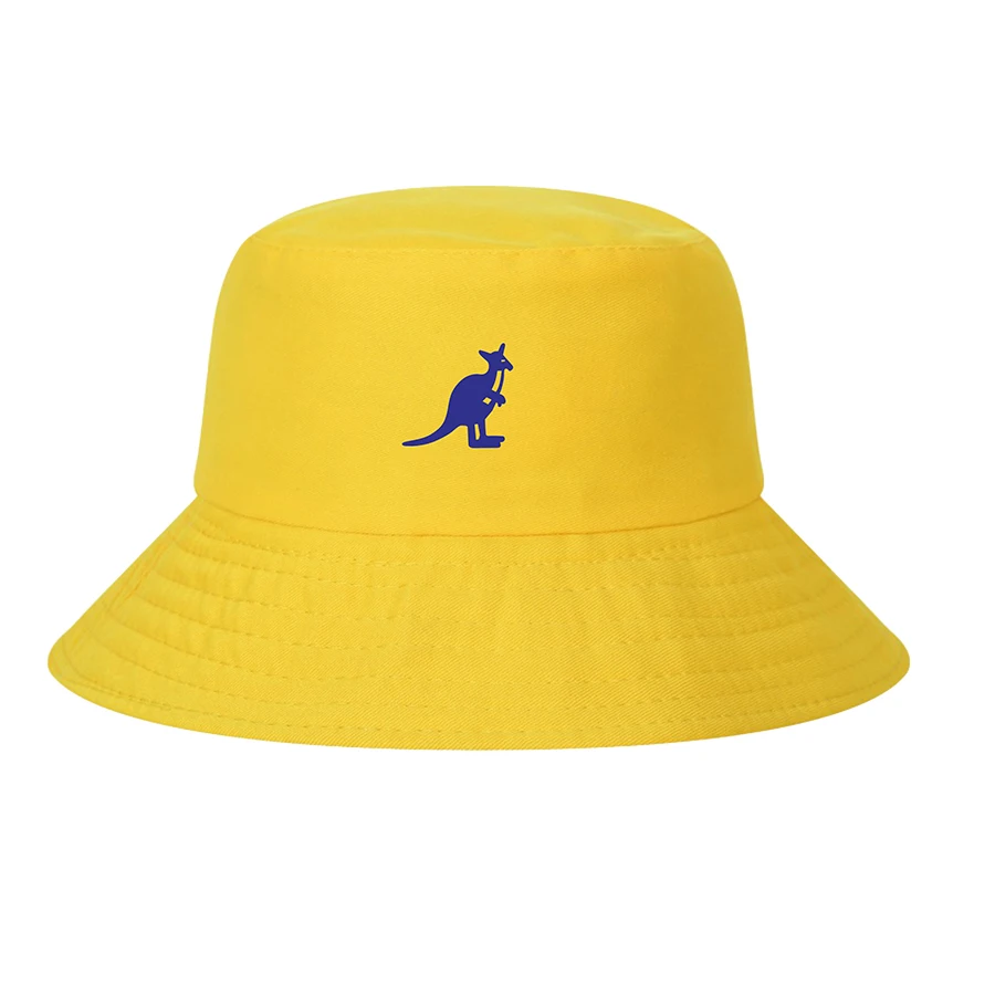 

Hot Men Women Reversible kangaroo Bucket Hats Cotton Casual bob Hat Outdoor Fishing Hats Fisherman Cap Femme Gorro