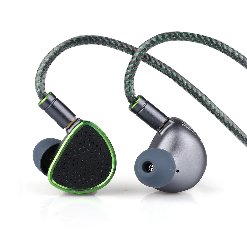 RAPTGO HOOK-X 14 2 мм открытый плоский привод + PZT HiFi наушники-вкладыши со съемным кабелем