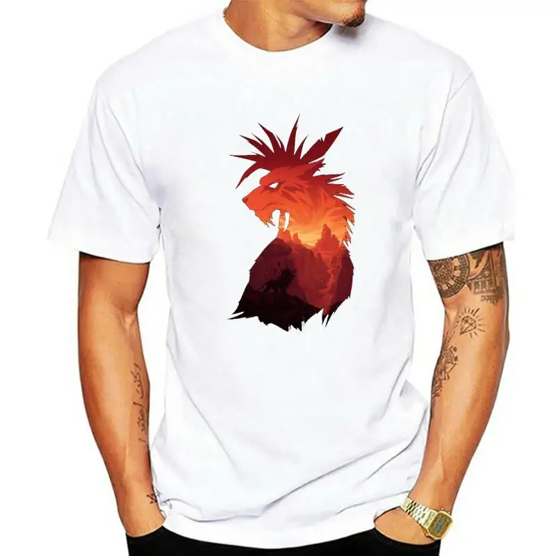 

Футболка с принтом «The Canyon's Guardian», финальная фантазия, для ролевых игр, серии Мужская модная уличная одежда