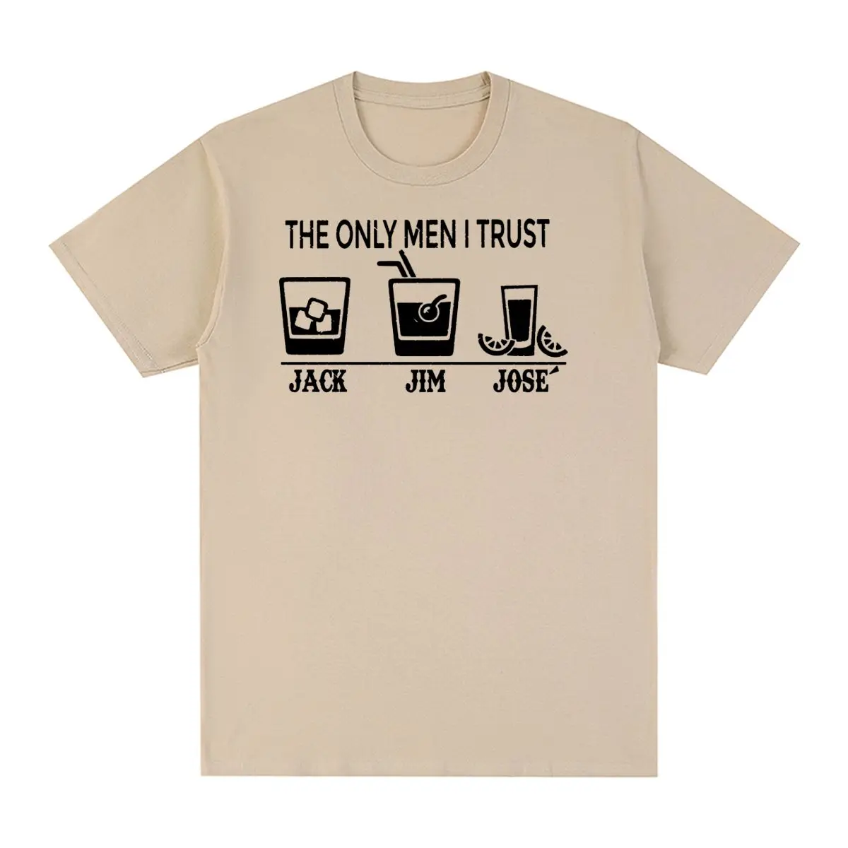 

Футболка мужская с надписью «I Trust», хлопковая тенниска в винтажном стиле, майка, Топ