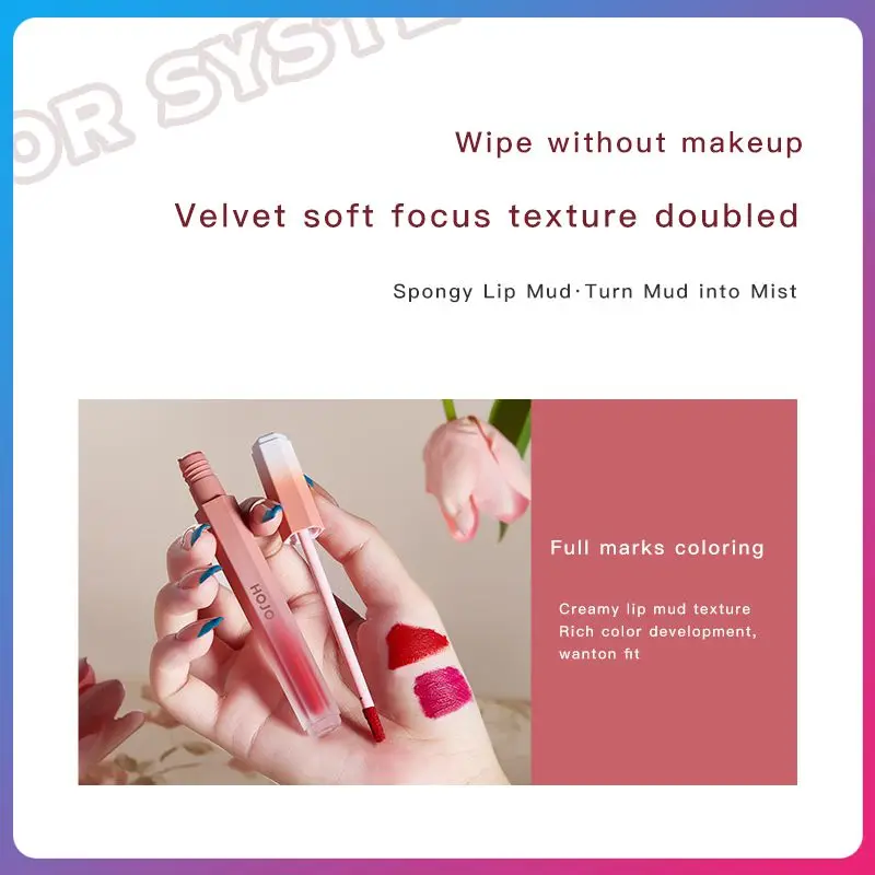 

Soft Mist Lip Gloss Lip Gloss 6 Colors Moisturizing Velvet Matte Lipstick Lips Makeup Mousse Silky Lip Mud Lip Glaze Cosmetics