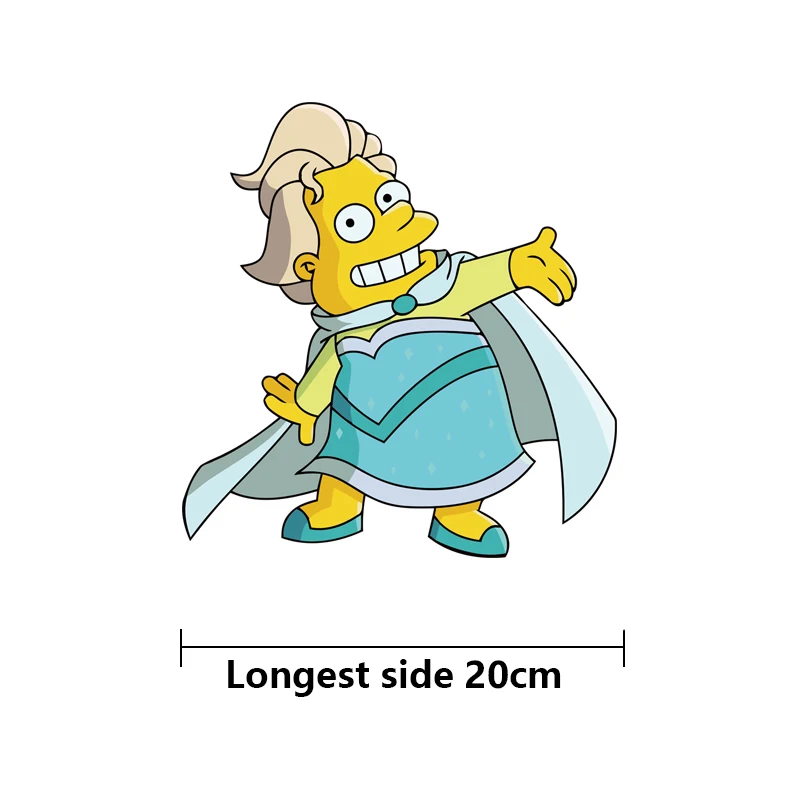 Термопереводной накатка The Simpsons для багажа, джинсов и одежды для мальчиков и девочек, короткий рукав, самостоятельная наклейка, налепка для глажки, подарок на день рождения.