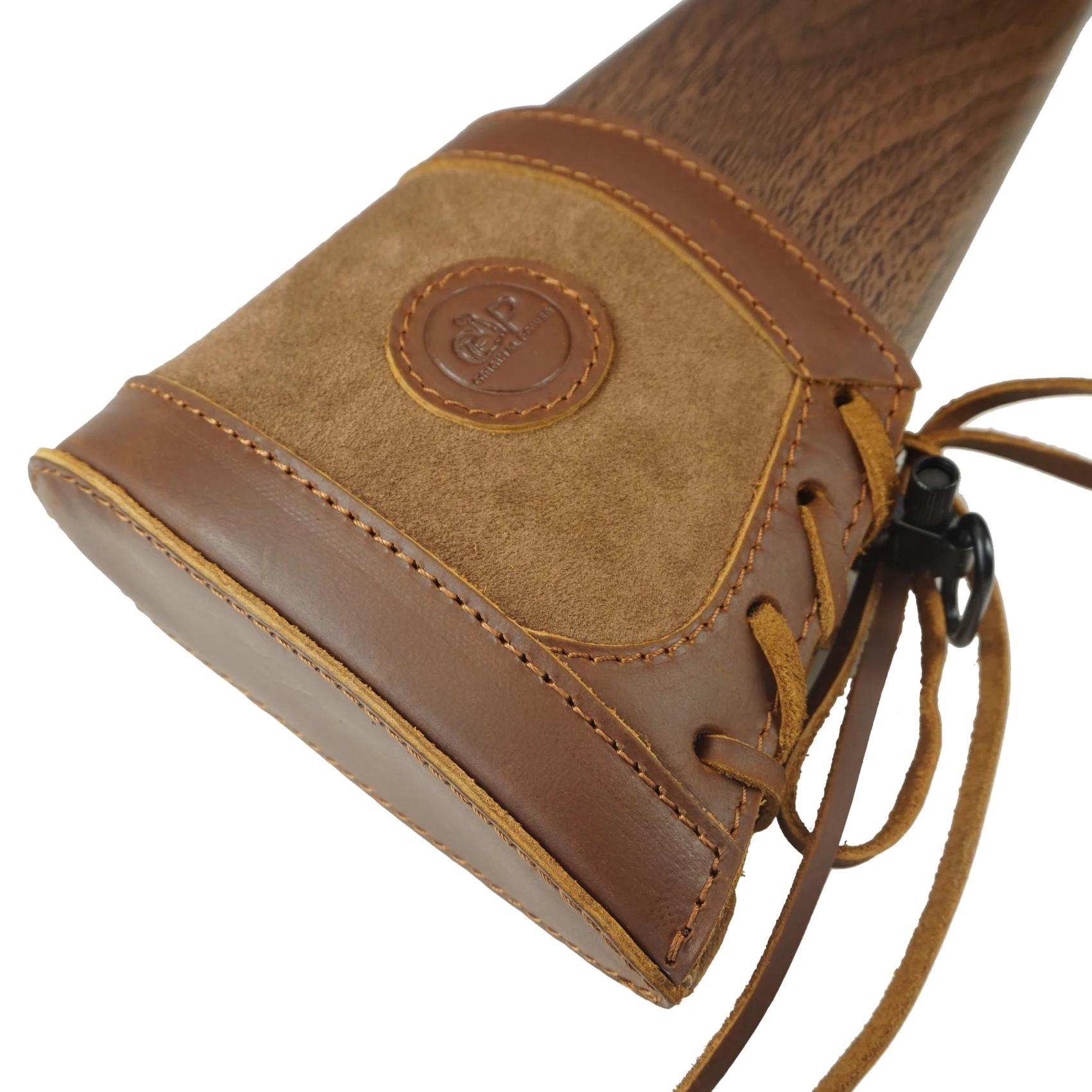 

Soft Suede Leather Rifle Buttstock Gun Slip On Recoil Pad Shotgun Butt Protector Cover Handmade