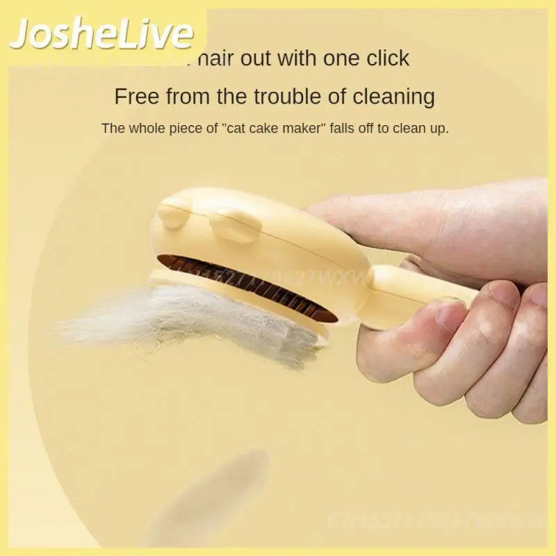 

Care Pet Dog Cleaning Brush Pet Comb Universal 140 ° Curved Mini Needle Comb For Pet Home Cleaning Beauty Skin Stainless Steel