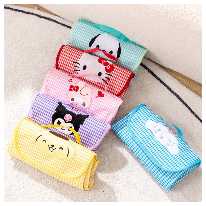 

Милый коврик для пикника Sanrioed My Melody Kuromi Cinnamoroll почтовый коврик Kawaii складной портативный влагостойкий коврик для кемпинга
