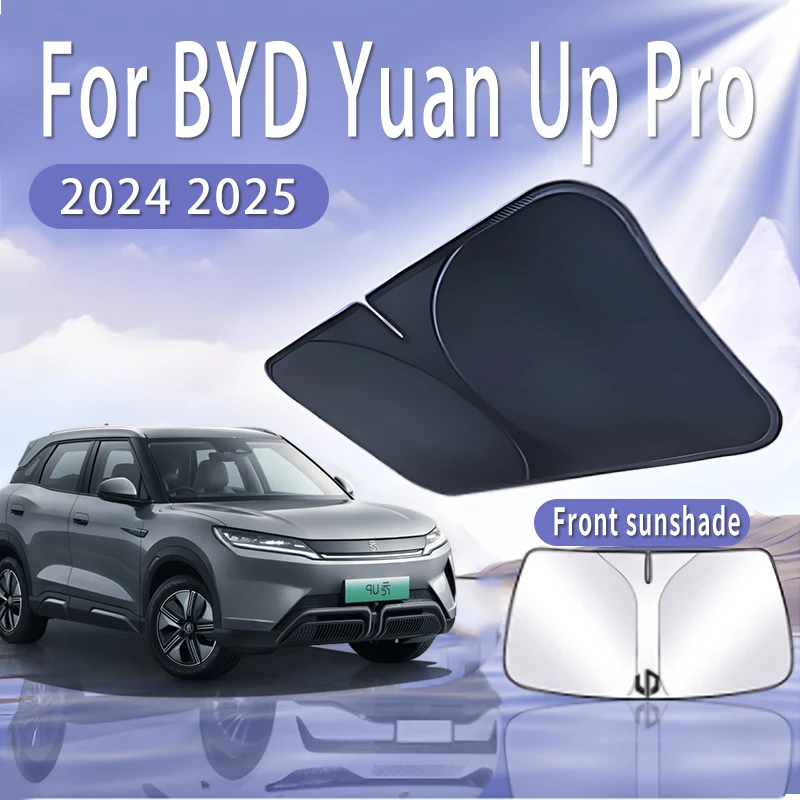 

Складной автомобильный солнцезащитный козырек для BYD Yuan Up Pro 2024 2025, солнцезащитный козырек на лобовое стекло, теплоизоляционный летний свисающий автомобильные аксессуары