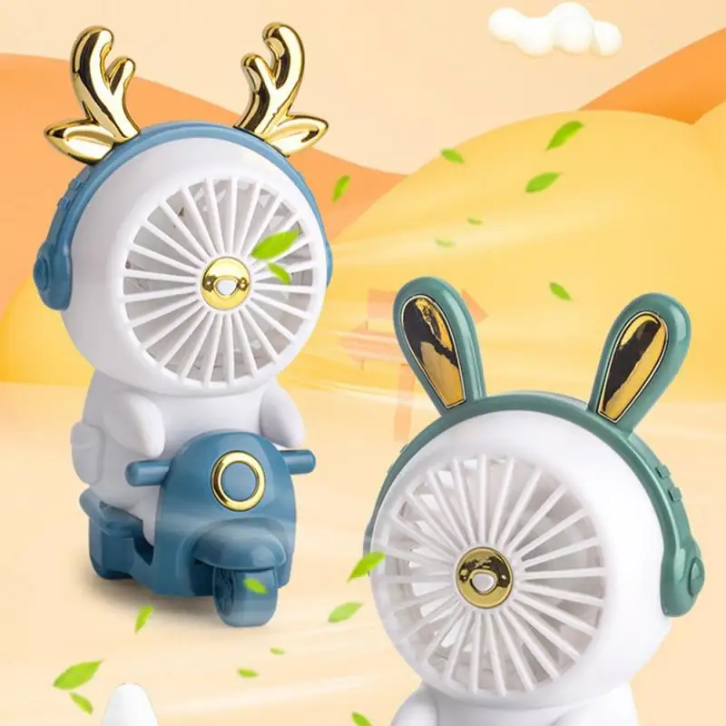 

Мини-вентилятор для мотоцикла Moe Fun, Портативный тихий подзаряжаемый Wi-Fi вентилятор с питанием от USB, маленькая подставка с функцией ночника, ...