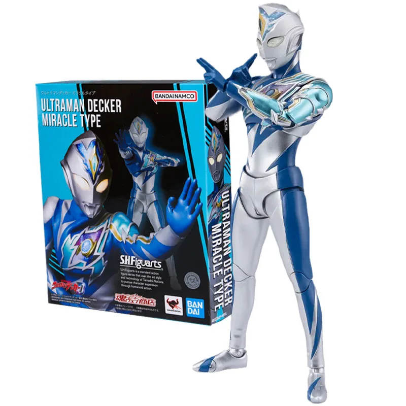Фигурка Bandai из аниме Ultraman SHF Decker оригинальная Коллекционная модель комплект