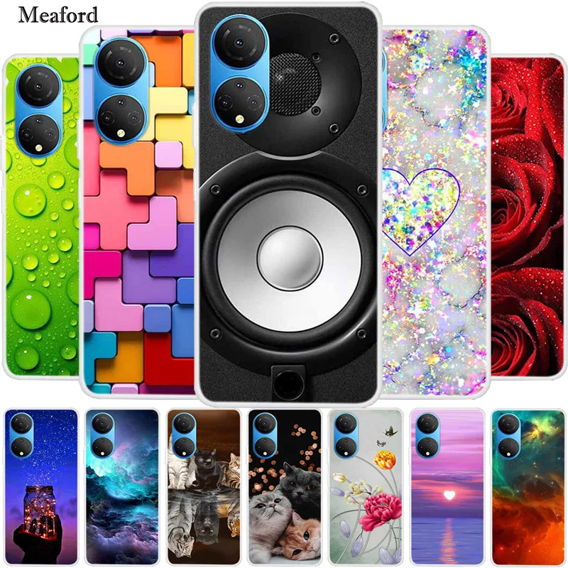 

Чехол для Huawei Honor X7, роскошная Мягкая силиконовая задняя крышка, чехол для телефона Huawei Honor X 7, Coque HonorX7, защитная задняя крышка, чехлы