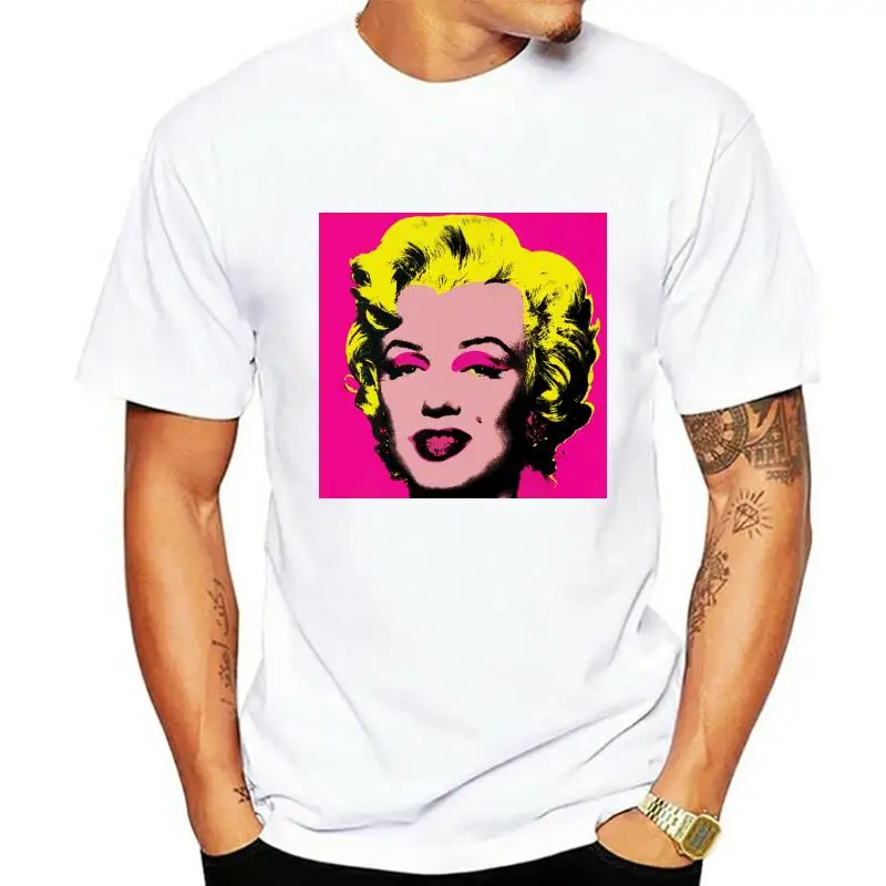 

men's T-SHIRT MARILYN MONROE Marylin Aandy WARHOL Pop Art New York Moma