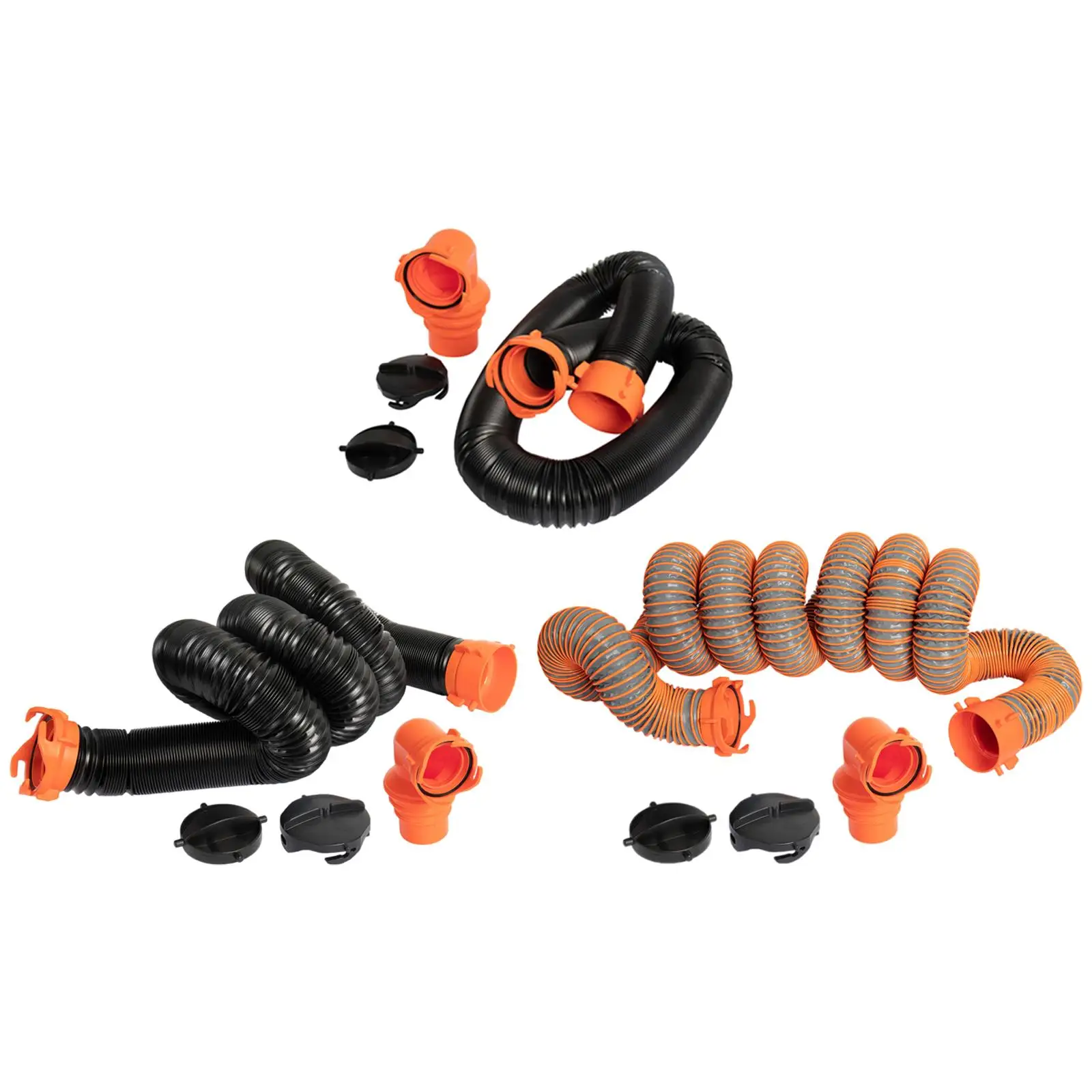 

Campers RV шланг канализационный Kit, шарнирный фитинг и прочный складной Налокотник