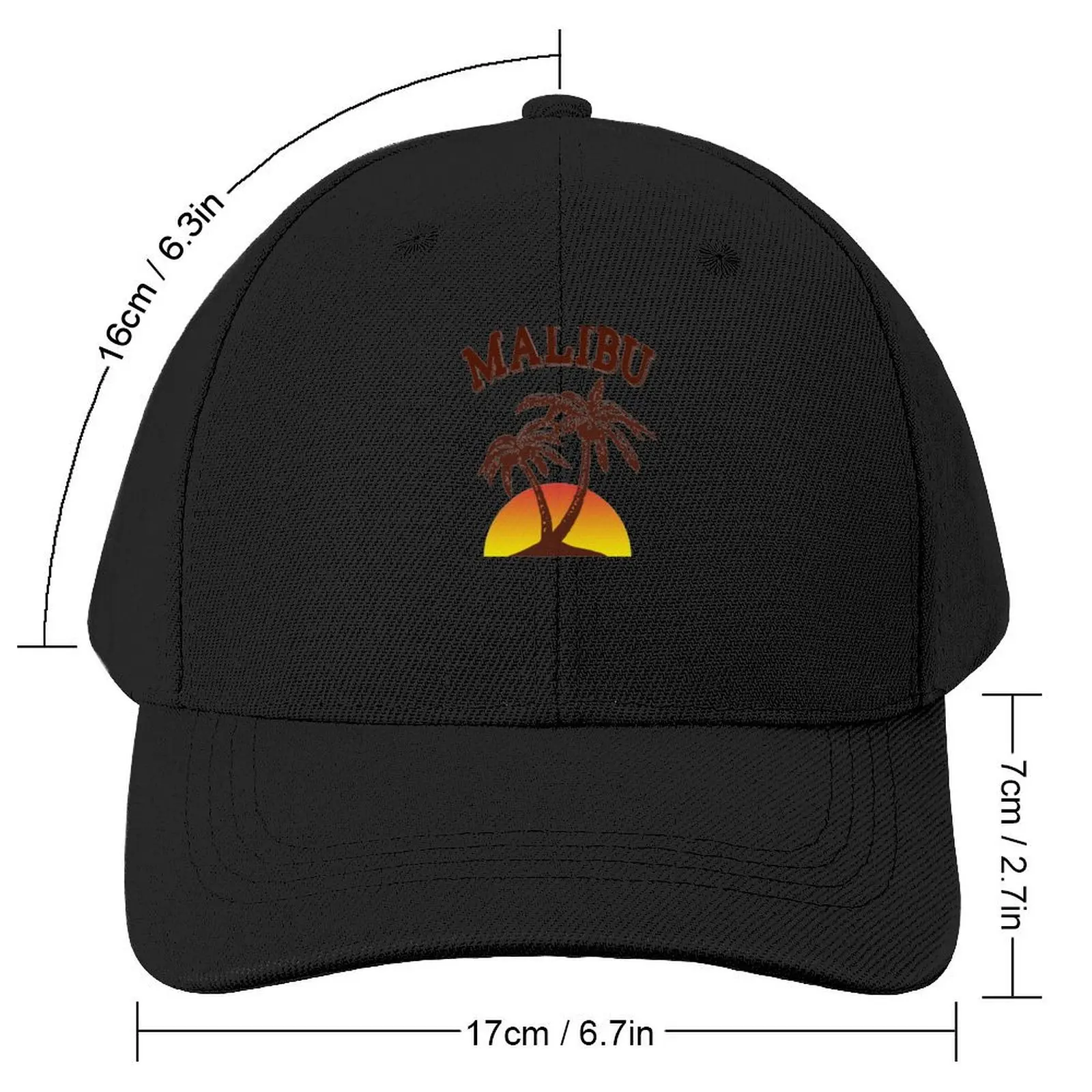 Malibu Coconut Baseball Cap custom Hat Man For The Sun Hats Men Women's