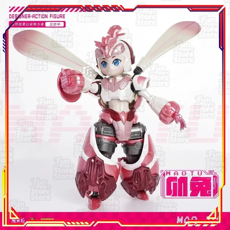 Фото Коллекционная фигурка-меха Hobbymecha Moshowtoys Zodiac Mecha Rabbit, пластиковая модель-конструктор Maotu для взрослых №2