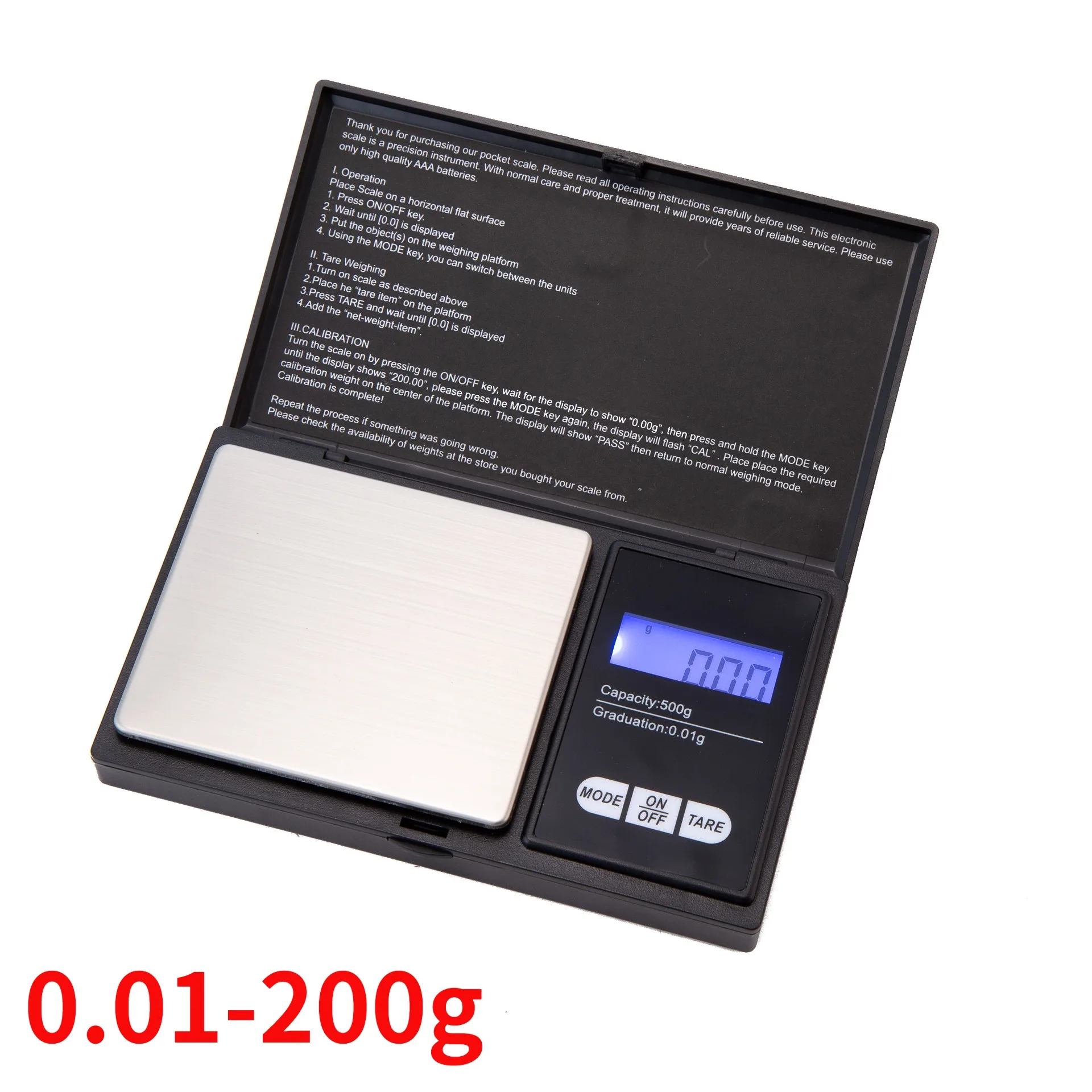 

Электронные весы 200г/500г/1000г