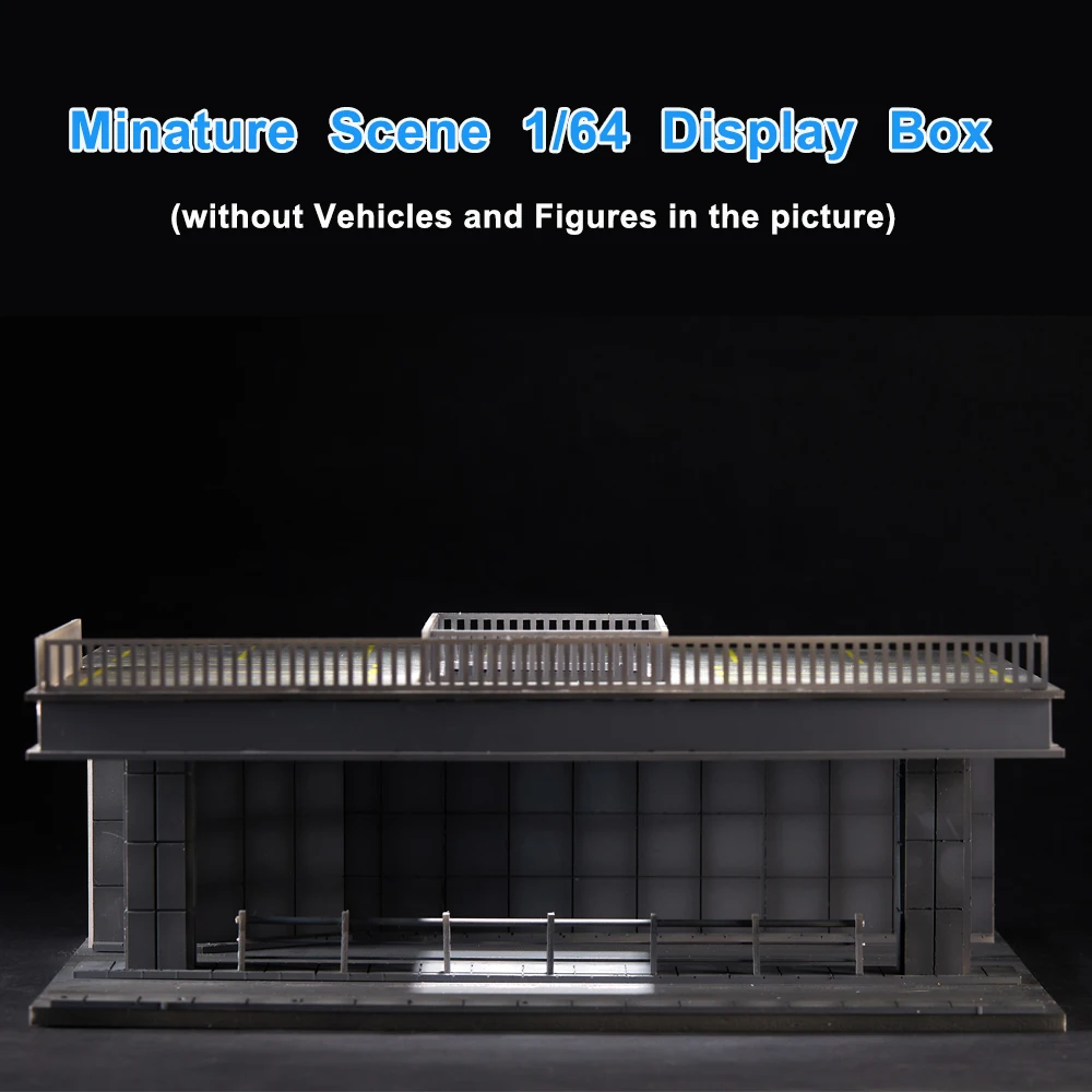 1/64 Дисплей Декор сцены Minature для литых под давлением моделей автомобилей (без