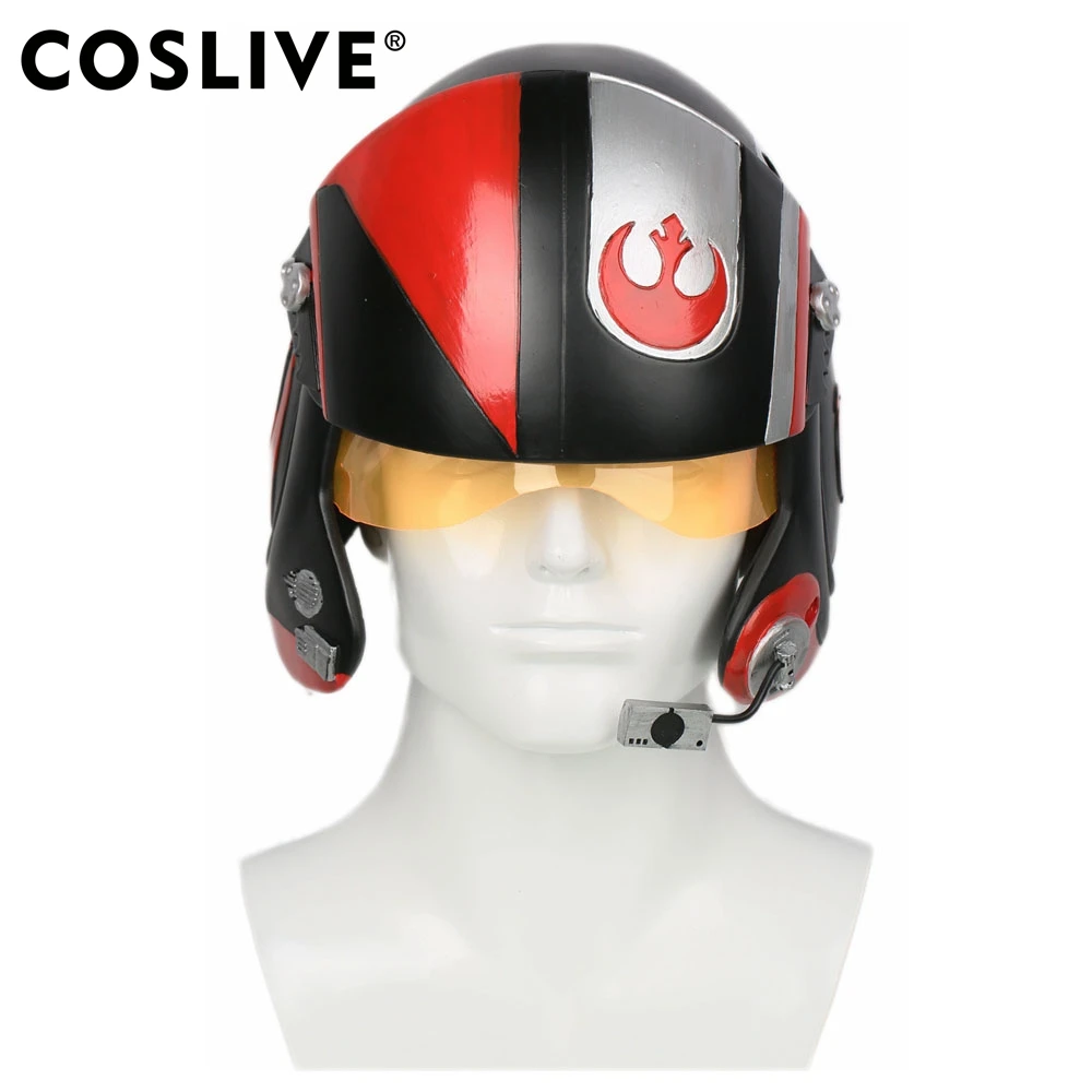 

Шлем Xcoser SW Poe Dameron Pilot, маска X-wings на всю голову, шлем для гонок, реквизит для косплея из фильма, аксессуары, шлемы для мужчин