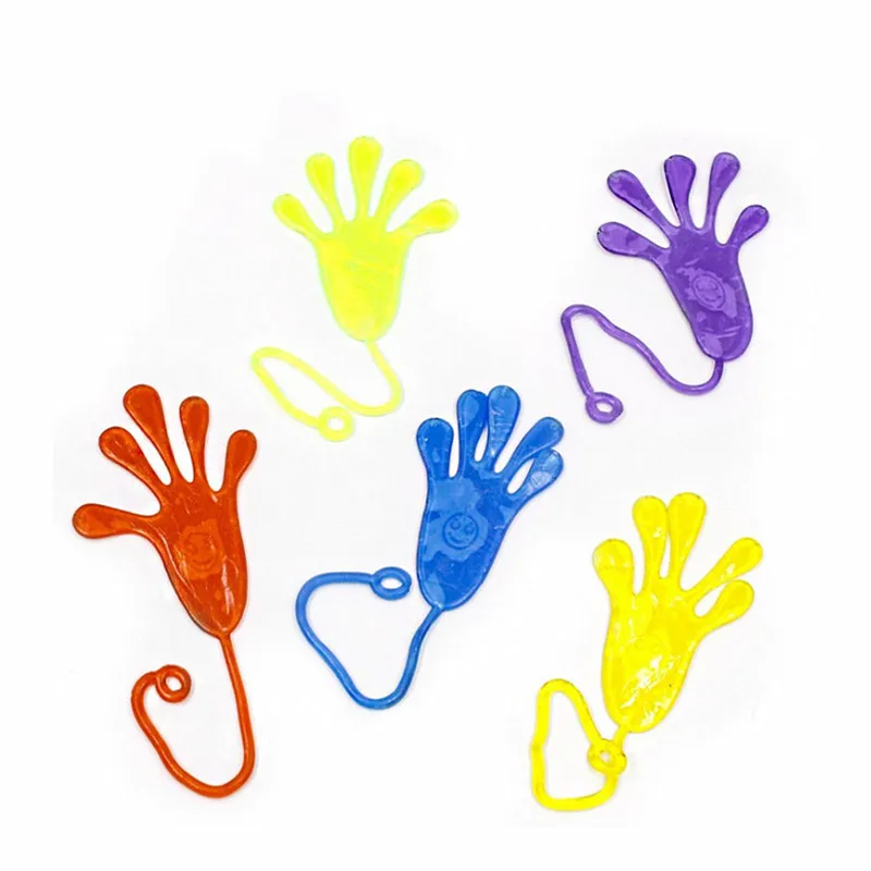 

10Pcs Sticky Hands Palm Toys Funny Gadgets Practical Jokes Squishy Party Prank Gifts Novelty Gags Toys for Children Brinquedos