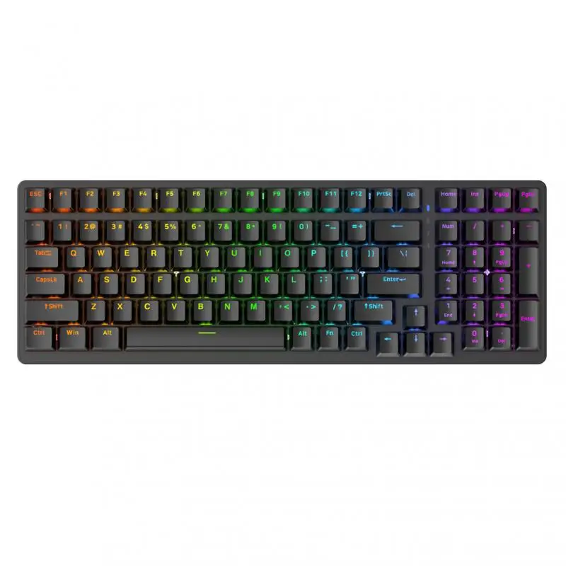 

Горячая Распродажа 2023, механическая клавиатура K3 с 100 клавишами, Женская Проводная игровая клавиатура с RGB подсветкой для настольного ПК