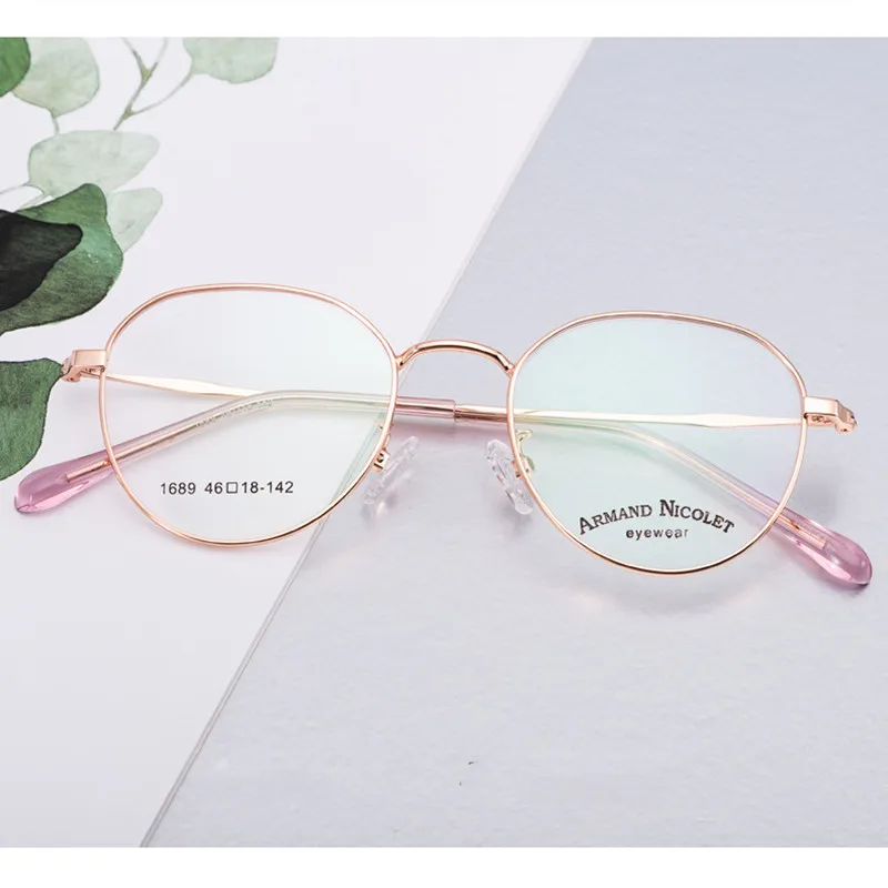 Очки TGCYEYO круглые оптические для мужчин и женщин Модные Винтажные с прозрачными