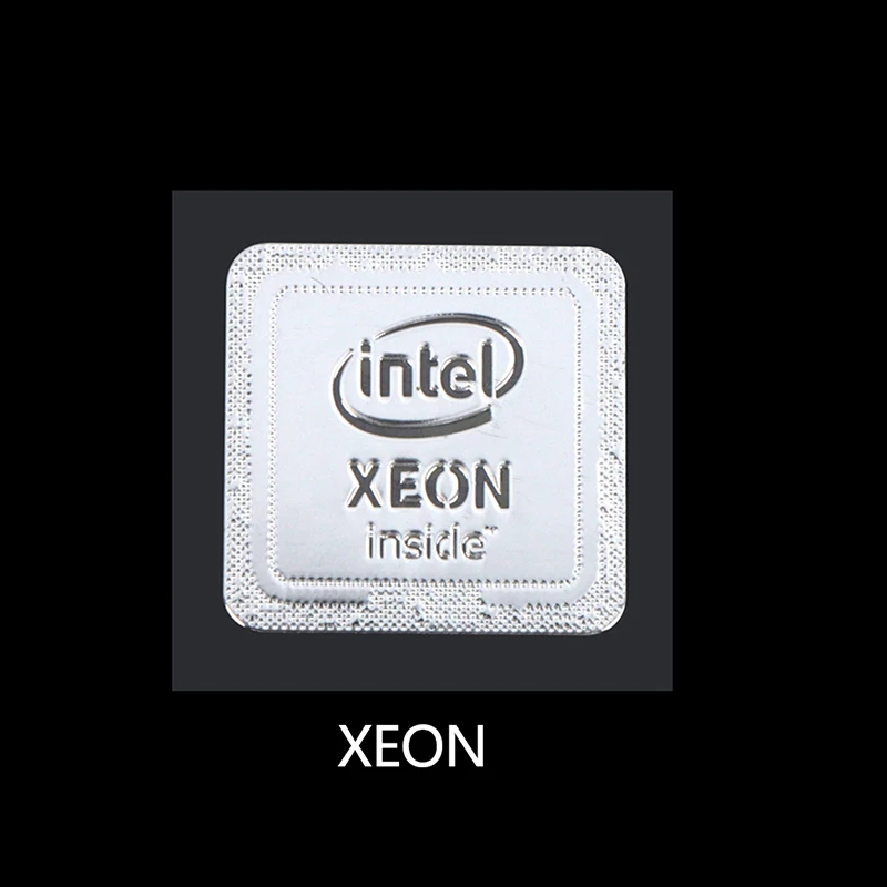 

Металлическая наклейка Intel Core i9 i7 i5 i3 серебристого цвета