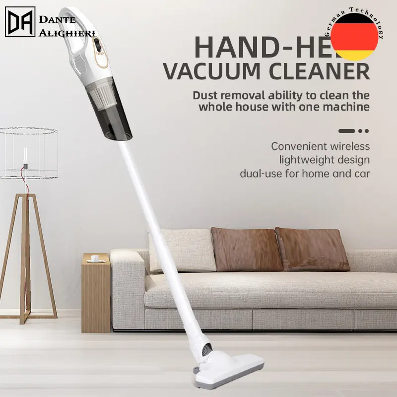 Ручной автомобильный пылесос DANTE портативный беспроводной бытовой маленький