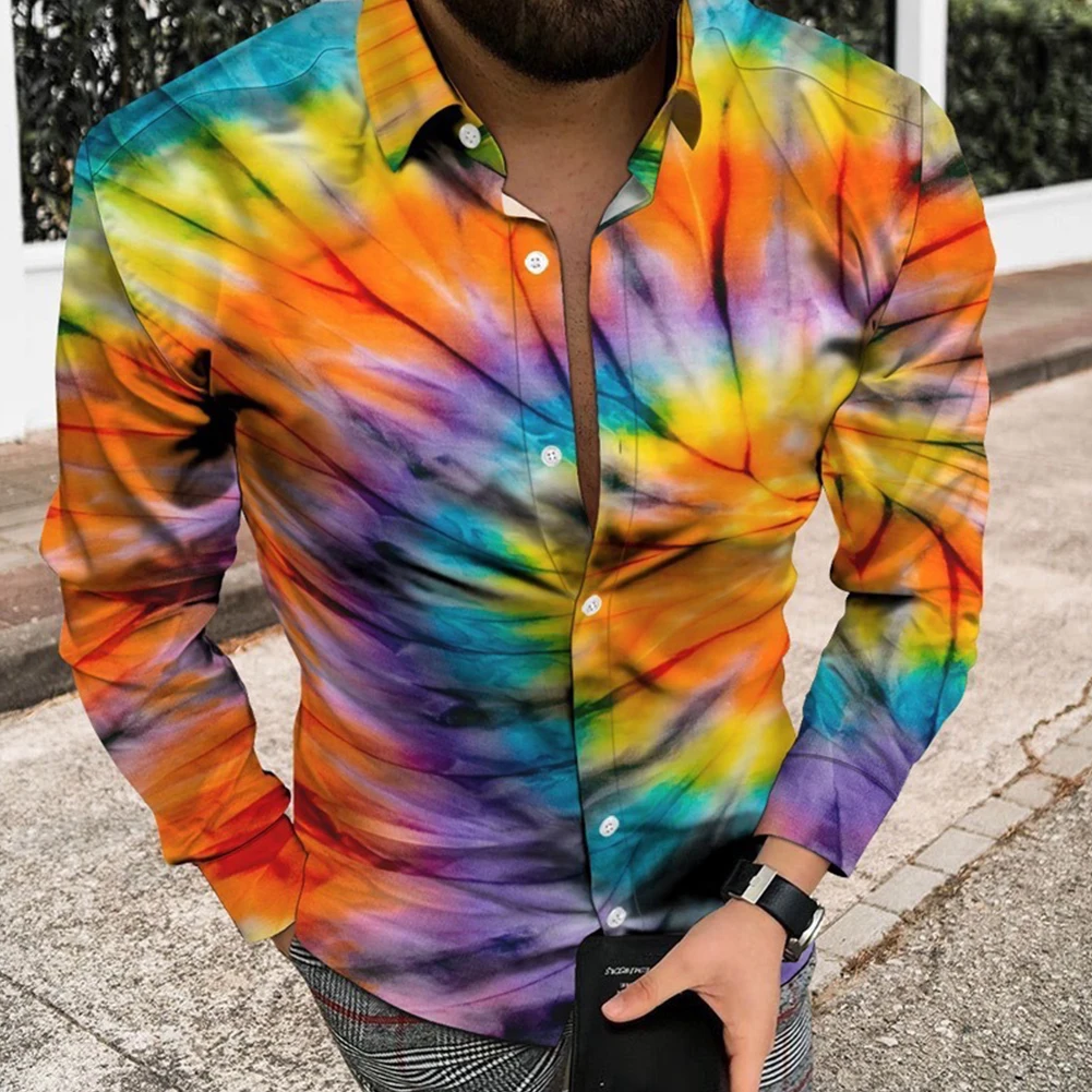 

Clothes Dress Shirt Men Male Shirt Men Solid Color Tops Tunic 3D Print Vintage Autumn Baroque Beach Blouse Casual