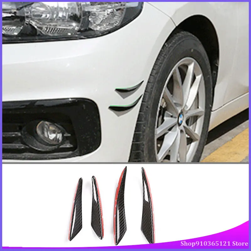 

Универсальные автозапчасти, Внешнее украшение, устойчивое к царапинам и износу, защитный чехол из настоящего углеродного волокна из 4 предметов