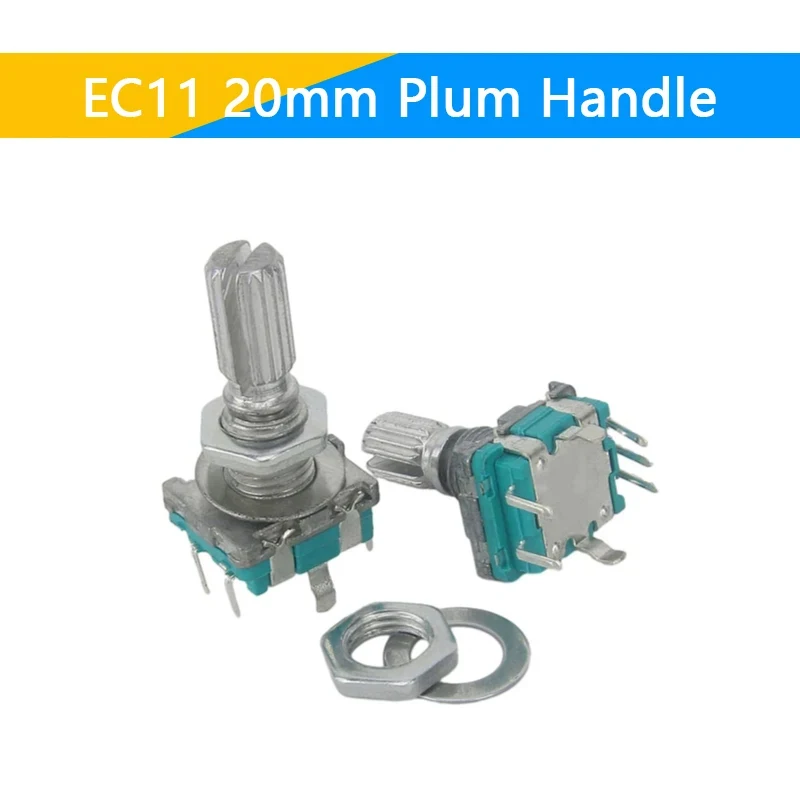 

20-позиционный поворотный энкодер EC11 с кнопкой