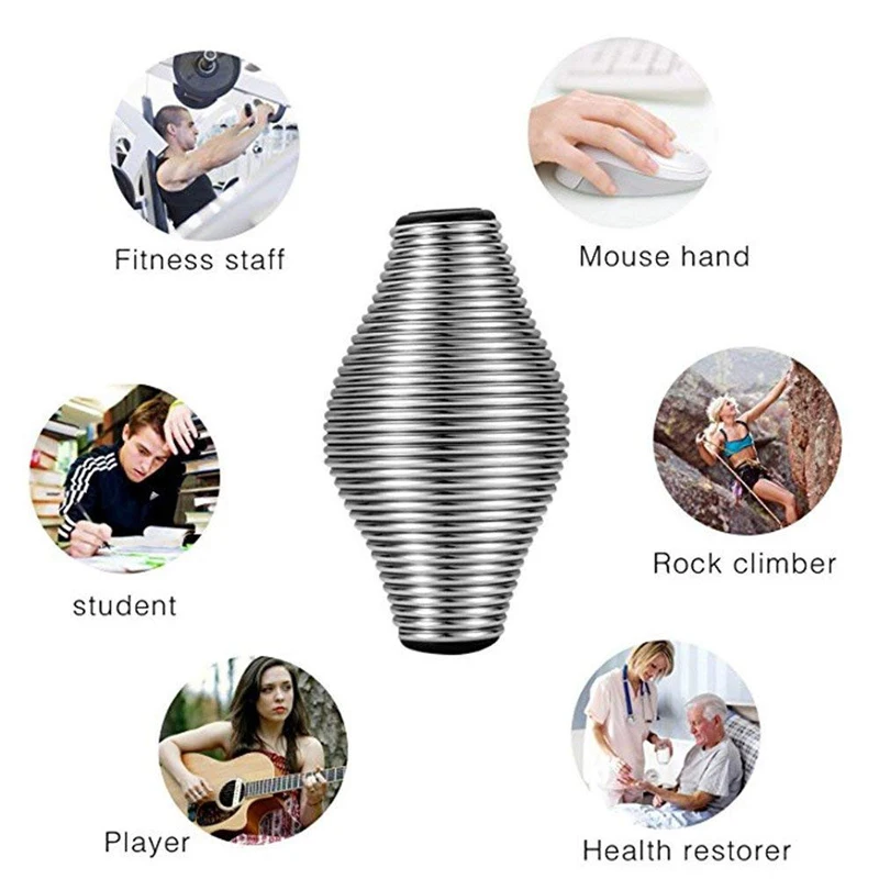 

Stress Relief Sports Hand Grip Spring Grips Finger Exercise Metal Grip Toys Stress Reliver Antistress Toy For Children Adults