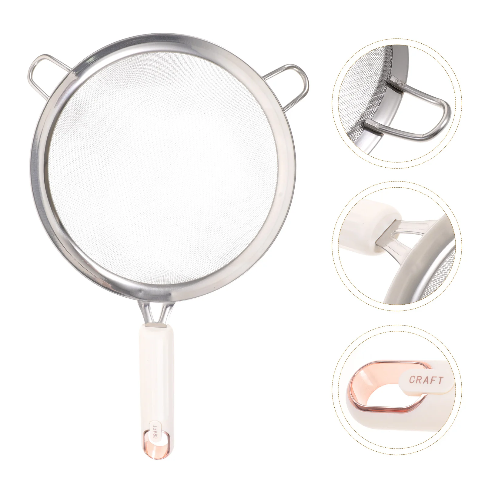 

Spoon Basket Strainer Straining Filtering Colander Ladlerestaurant Dumpling Home Kitchen Flour Mesh Reusable Cooking Household