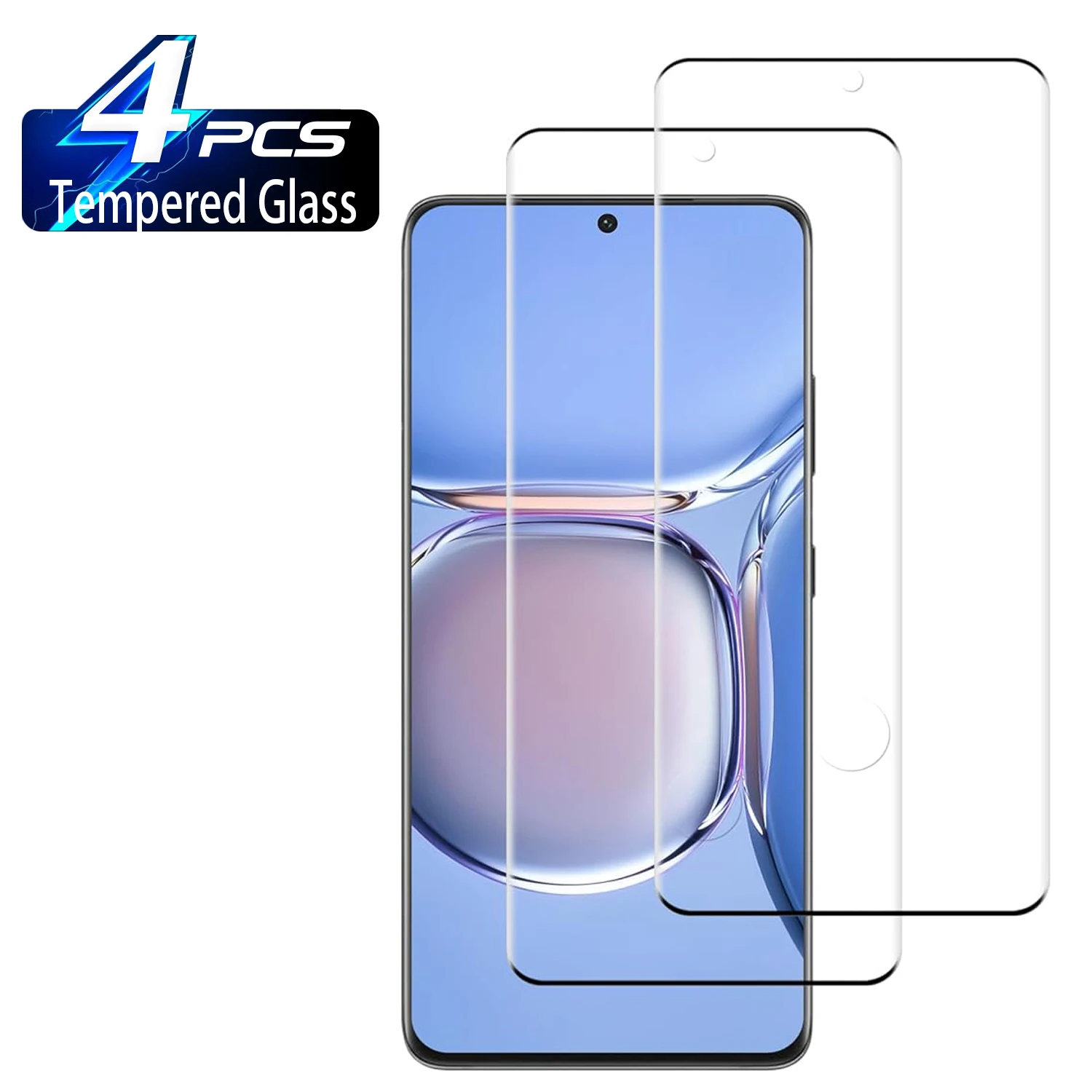 

2/4 шт. закаленное стекло для Samsung Galaxy S20 S21 Ultra Plus изогнутое ультразвуковое Защитное стекло для экрана со сканером отпечатков пальцев