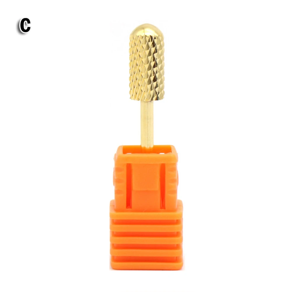

Gold Color Tungsten Steel Bits Grinding Head For Electric Drill Nail Mill Cutter Power Tool High Hardness Carving Grinding Bit