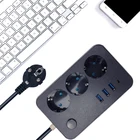 Сетевой фильтр Multitap с 3 USB-портами и европейской розеткой, 1,8 м