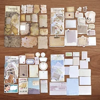 45pcs vintage memories series material sticker diy scrapbooking junk journal base collage diary happy plan gift seal decoration