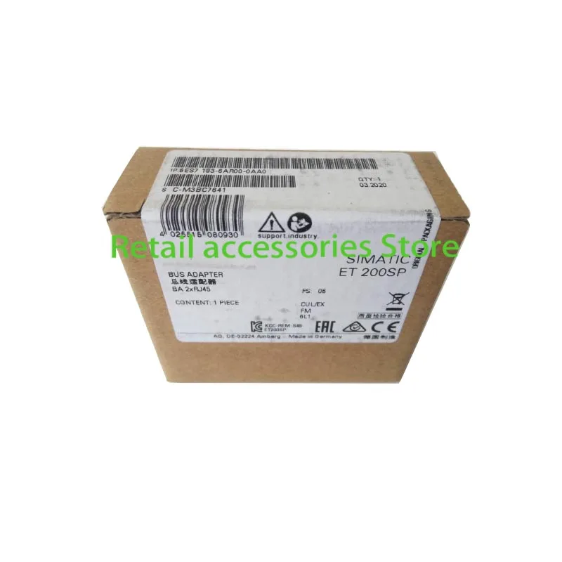 

Новый оригинальный в коробке 6ES7 193-6AR00-0AA0 6ES7193-6AR00-0AA0 {склад} гарантия 1 год отправка в течение 24 часов