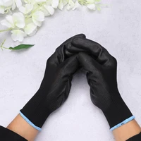 12 pair anti static durable nylon safety mechanical mitten protective glove for man woman size