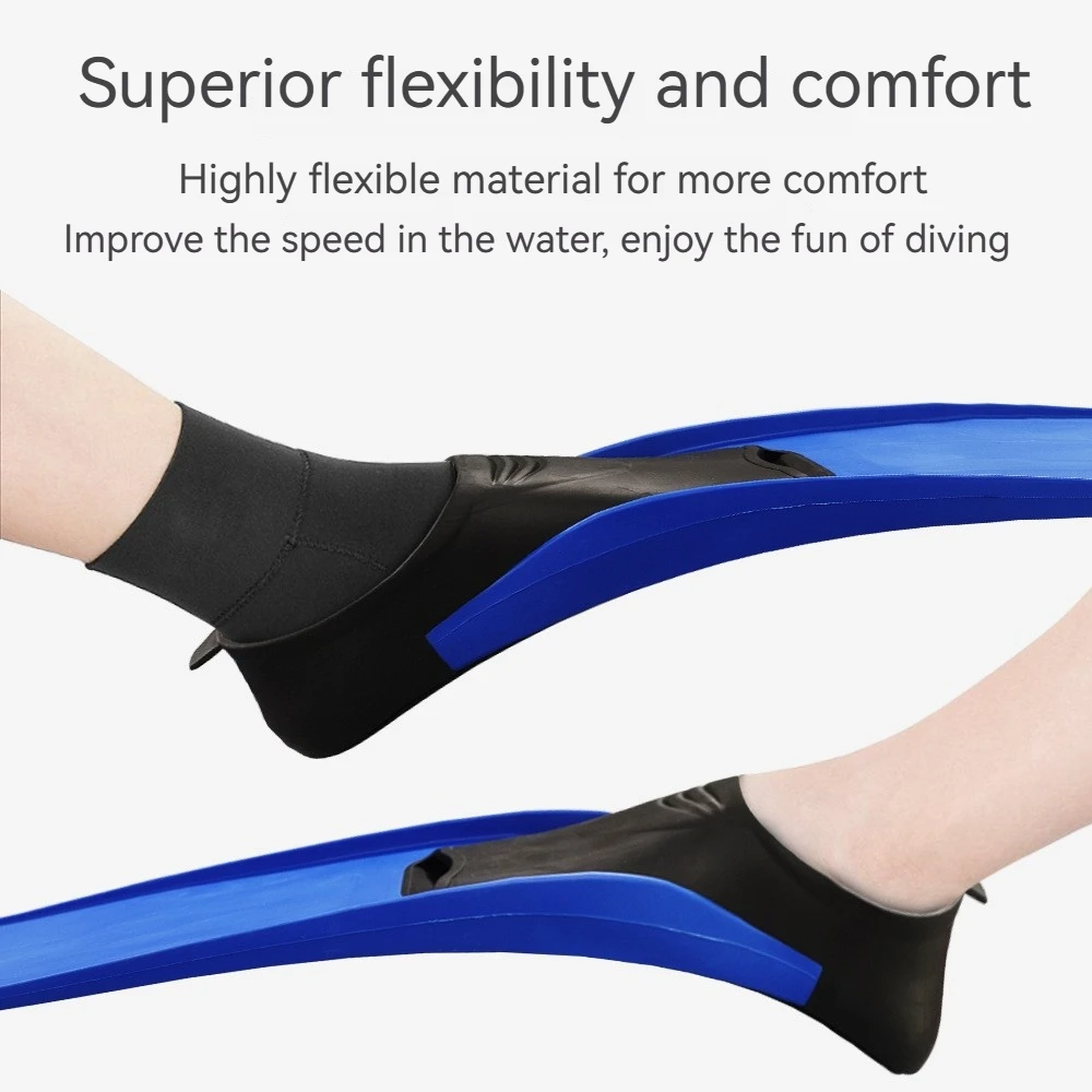 Новые ласты средней длины для подводного плавания взрослых фридайвинга