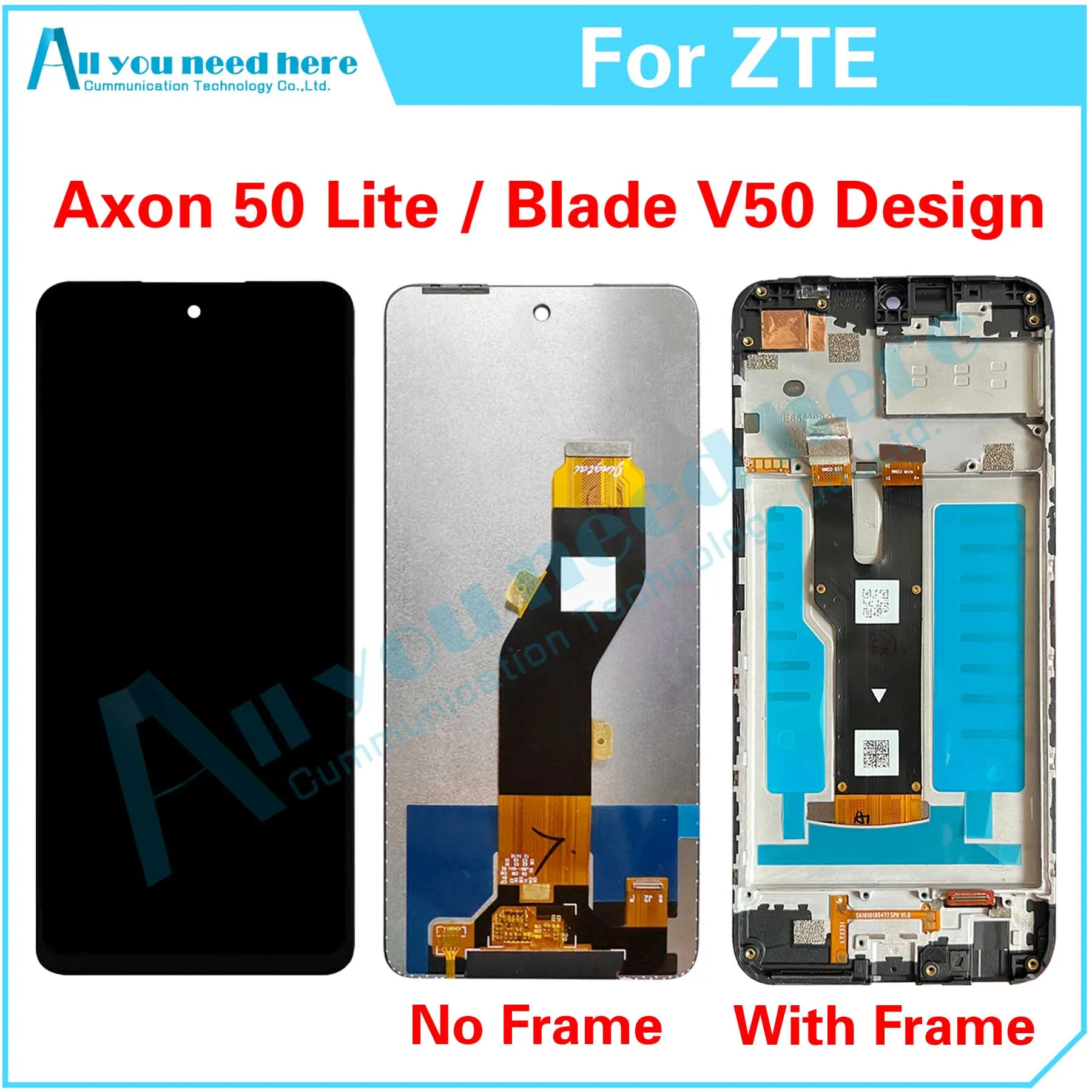 100% тест для ZTE Axon 50 Lite / Blade V50 дизайнерский ЖК-дисплей V50Design запасные части