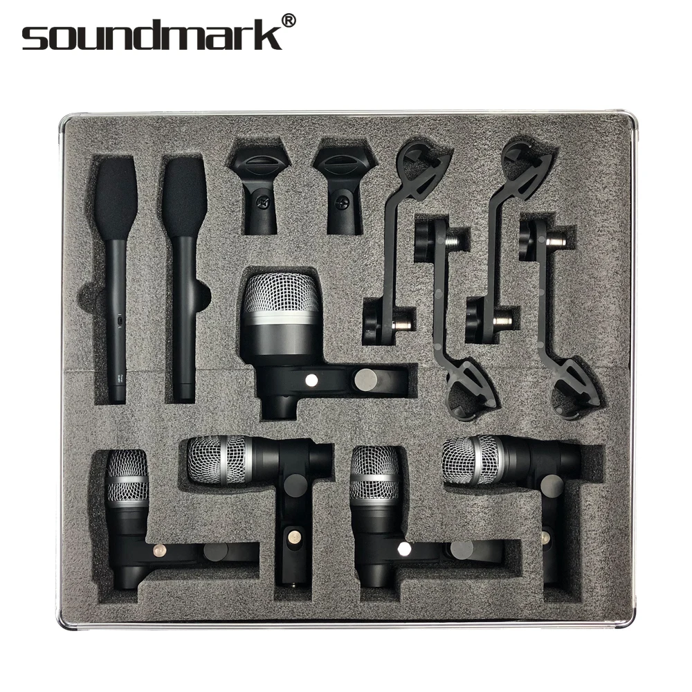 

CX-608 Professional drum microphones set are suitable for stage and musical instruments