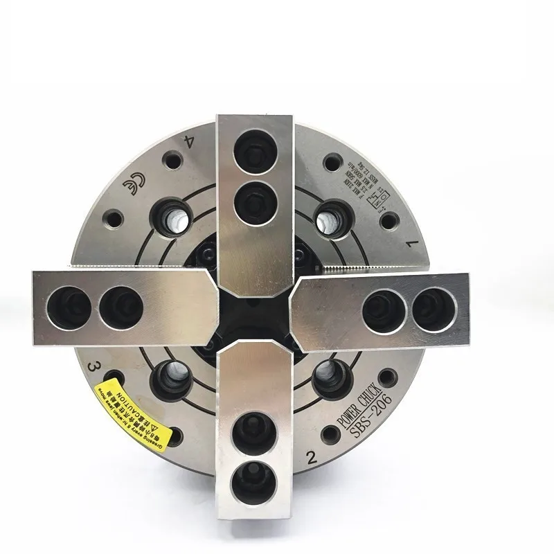 

5 inch SB205 Through Hole CNC Lathe Machine Tool Power Accessory 4 Jaws Hollow Hydraulic Chucks