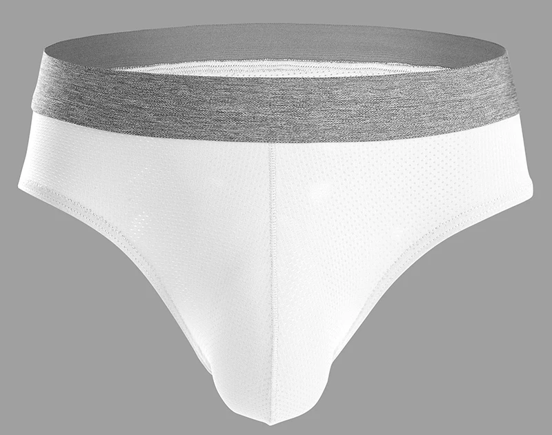 Трусы-брифы мужские с мешочком для пениса нейлоновые мягкие удобные плавки