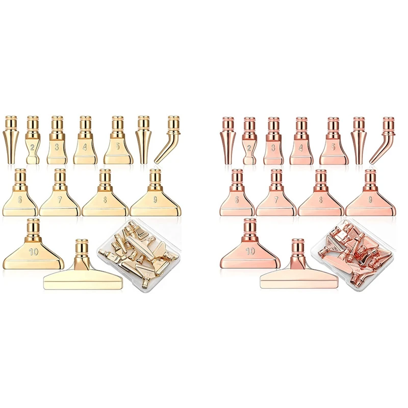 

13 Pieces 5D Diamond Painting Nibs DIY Painting Metal Pen Tips Multi Placer Tips Replacement Pen Heads