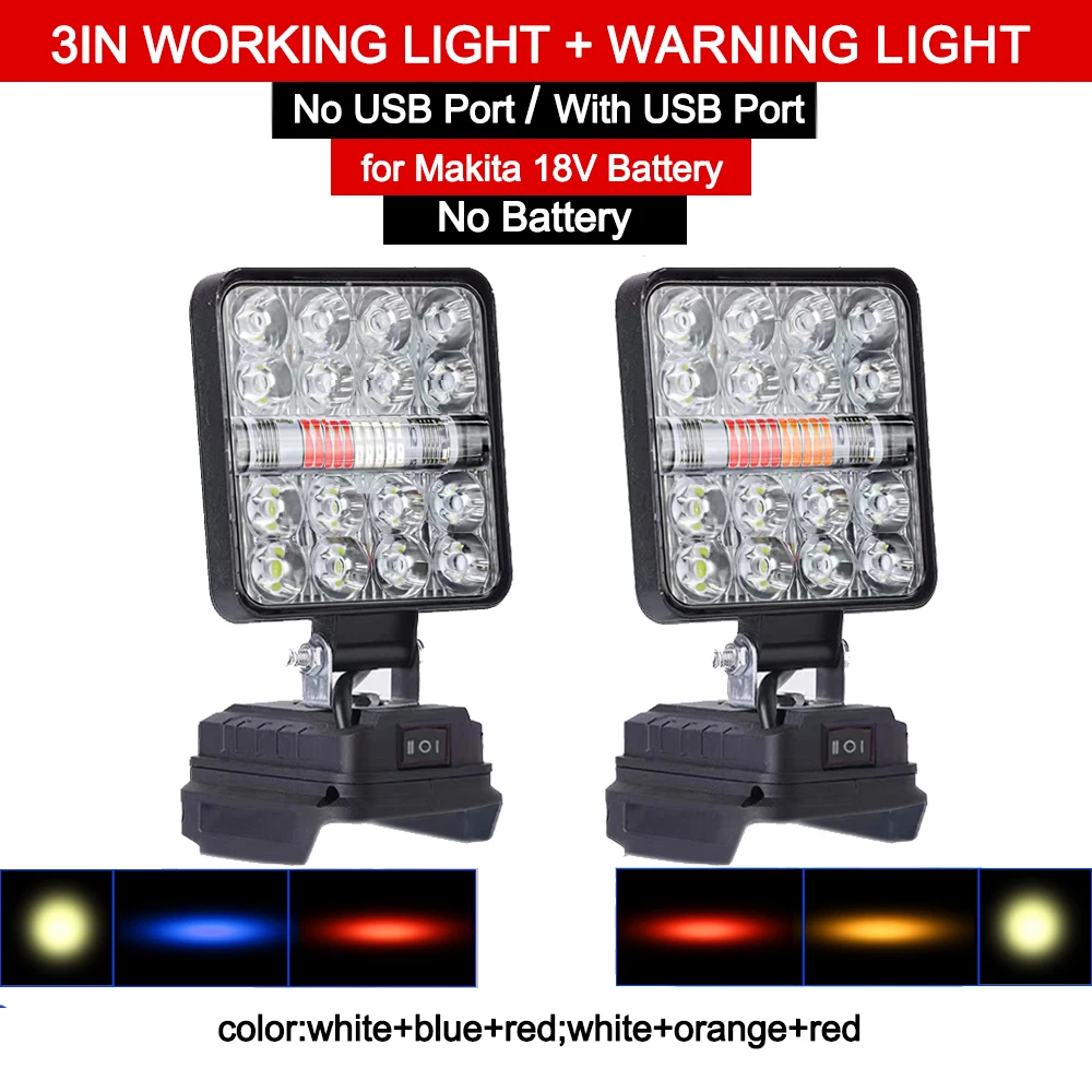 Портативный Светодиодный Прожектор 3 Дюйма Для Рыбалки На Открытом Воздухе