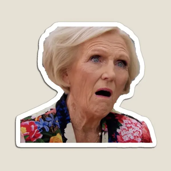 

Shocked Mary Berry Magnet Children Home Funny Magnetic Colorful for Fridge Organizer Kids Baby Cute Refrigerator Toy Decor