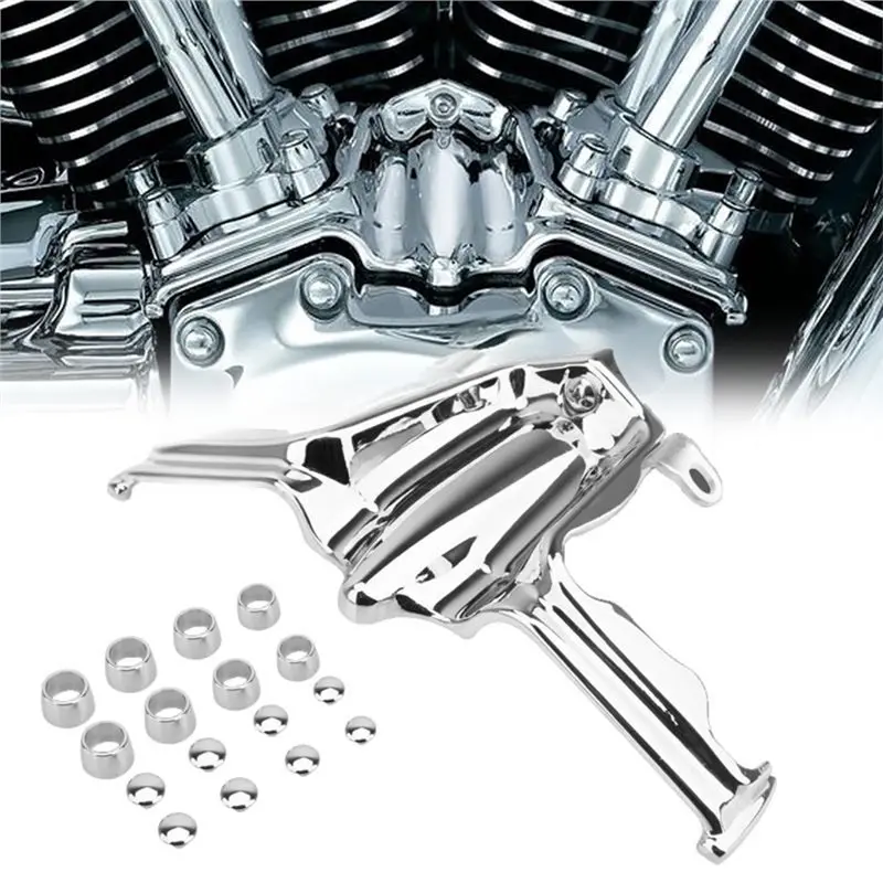 Фото Крышка блока толкателей клапанов для мотоциклов Twin Cam, Road King, Touring, Street Glide, Softail, Fat Bob №2