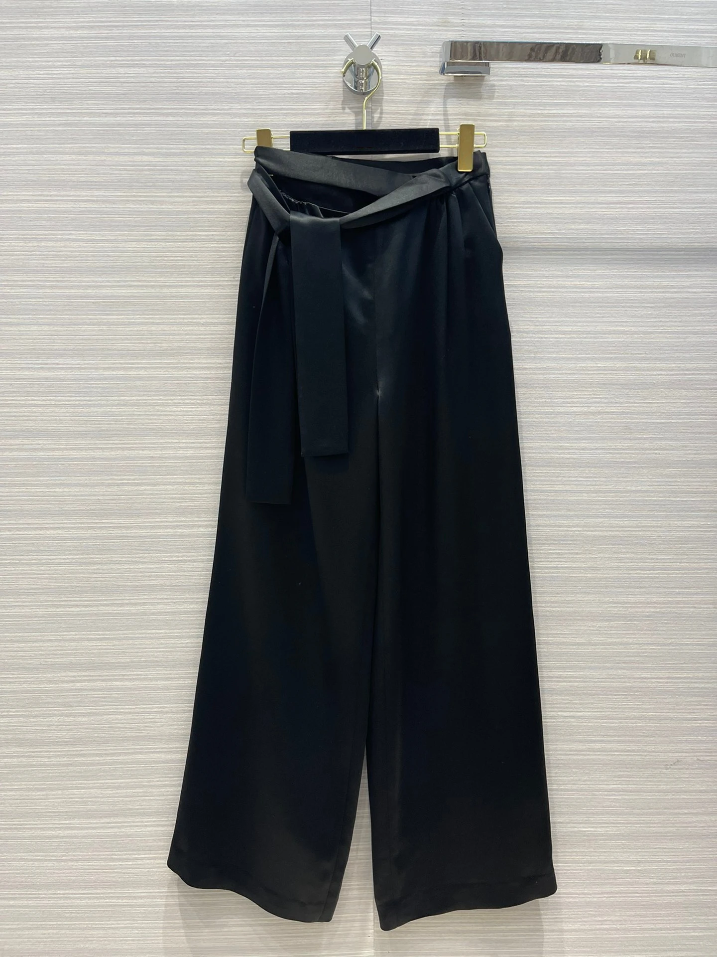 

High-end Black Suit Pants for Women Top Quality Straight High Waist Pants Casual Loose Wide Leg Pants Summer 2022 Trousers