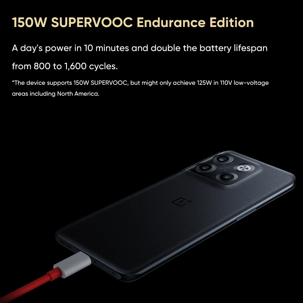 【World Premiere】OnePlus 10T 5G Smartphone Snapdragon 8+ Gen 1 Processor 150W SUPERVOOC Charge 4800mAh Battery 50MP NFC
