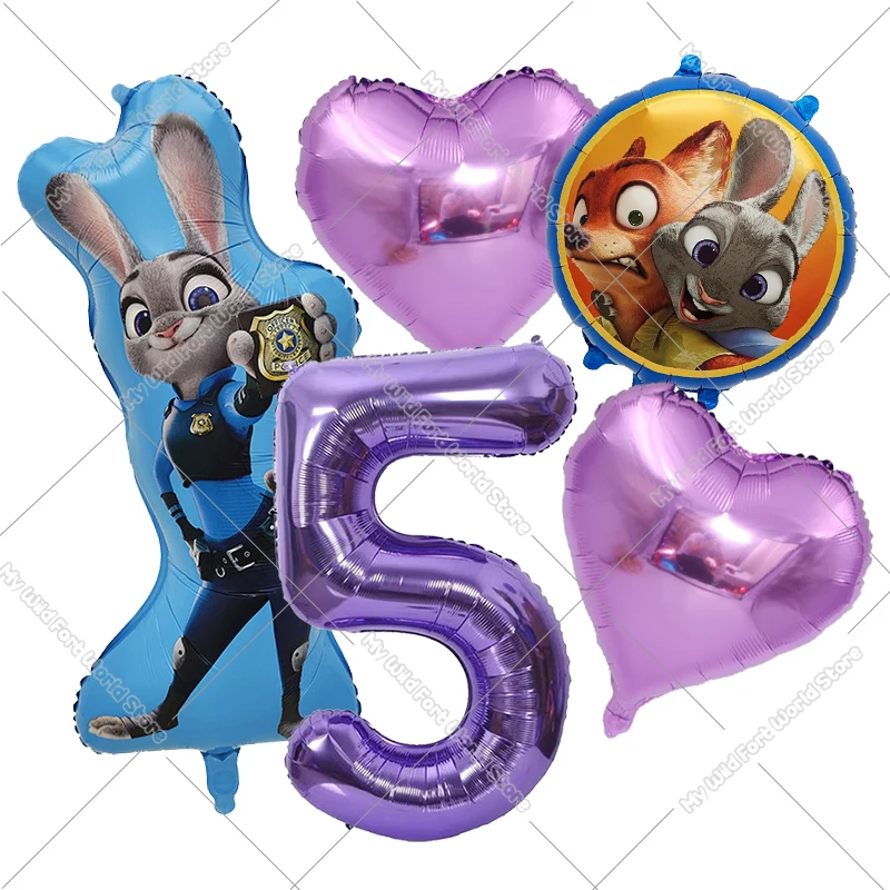 

Набор воздушных шаров Zootopia для дня рождения