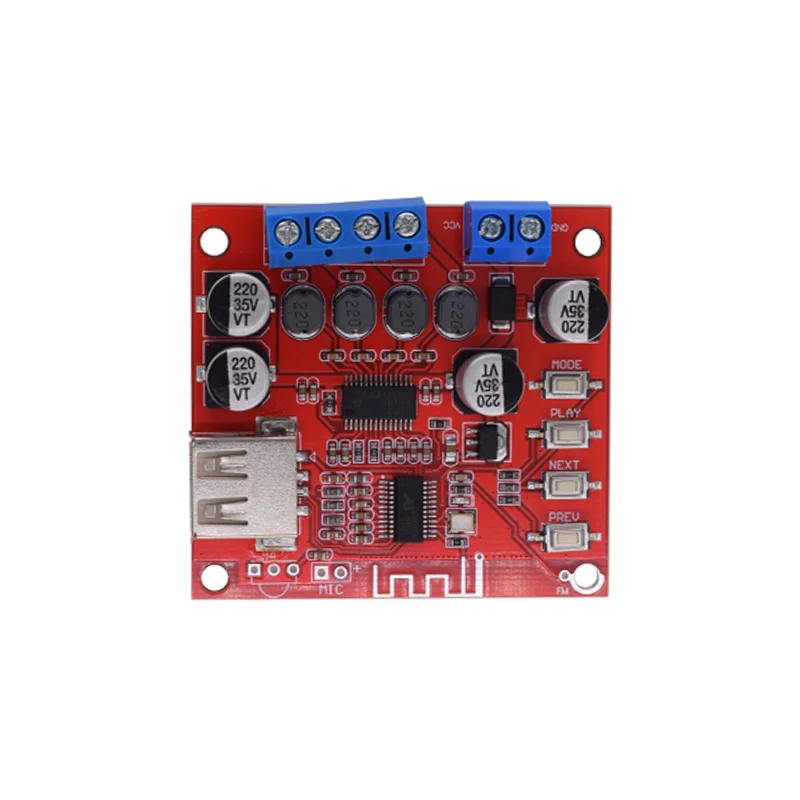 Фото TPA3110 Плата усилителя Bluetooth 5.0 2*15 Вт Двухканальный DIY Ультра-прозрачный беспроводной динамик Радио FMDC12 TPA3110D2 №4